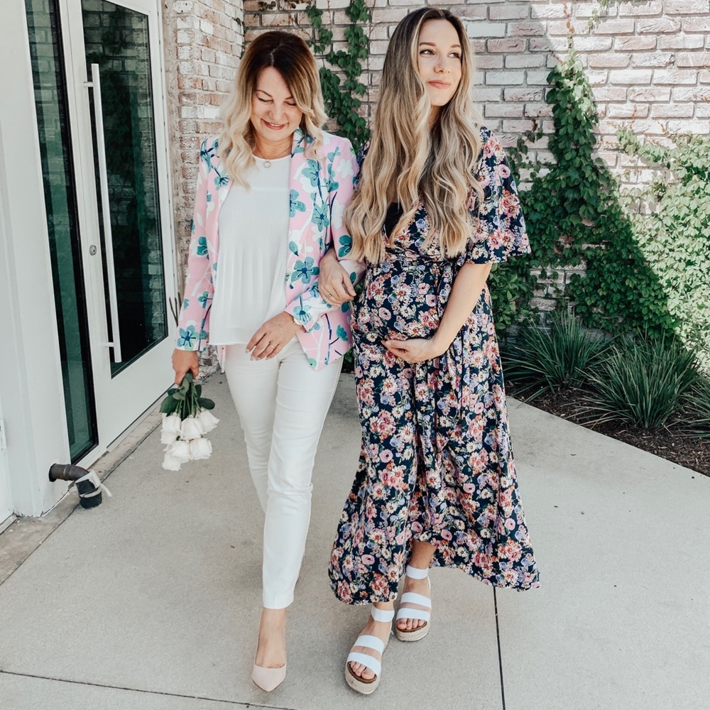 Long floral dress